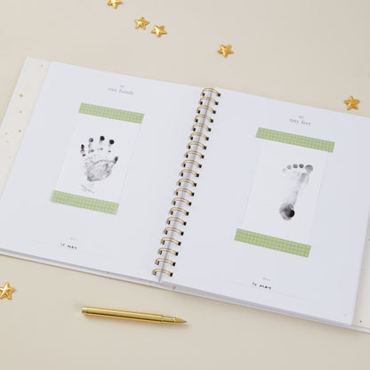 Blush and Gold Baby Book