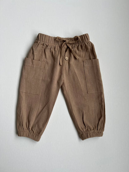 Linen Cargo Trouser